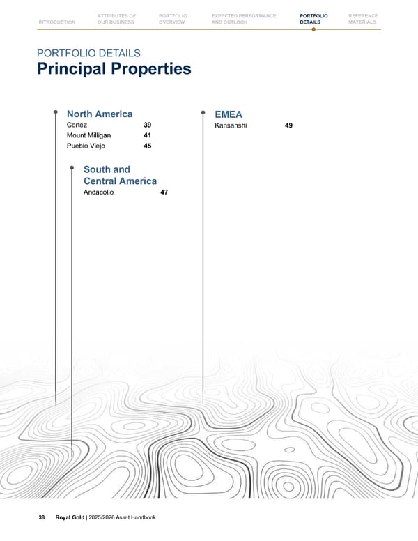 Royal Gold, Inc. 2025/2026 Asset Handbook - Page 38