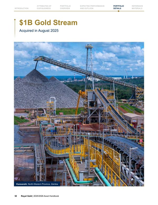 Royal Gold, Inc. 2025/2026 Asset Handbook - Page 52