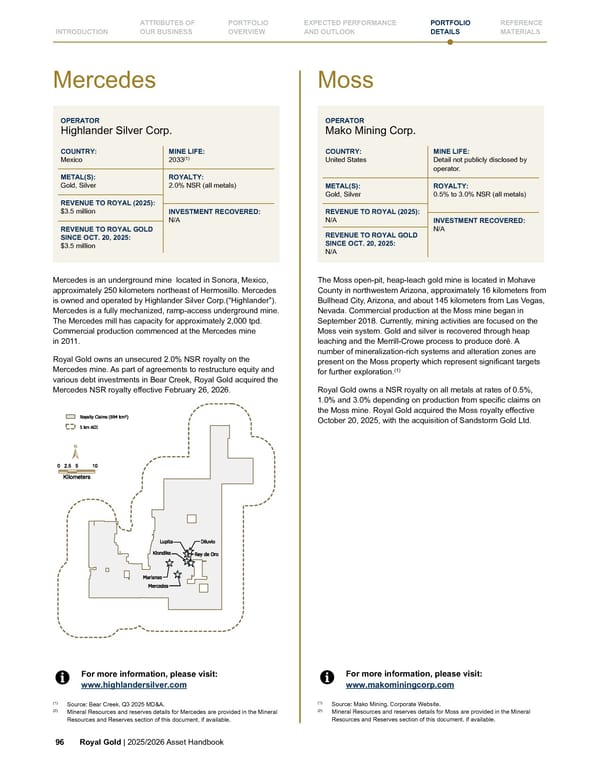 Royal Gold, Inc. 2025/2026 Asset Handbook - Page 96