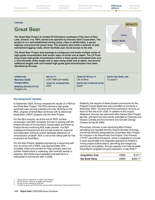 Royal Gold, Inc. 2025/2026 Asset Handbook - Page 174