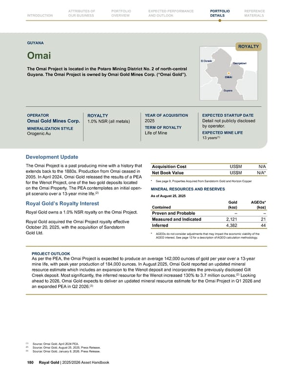 Royal Gold, Inc. 2025/2026 Asset Handbook - Page 180