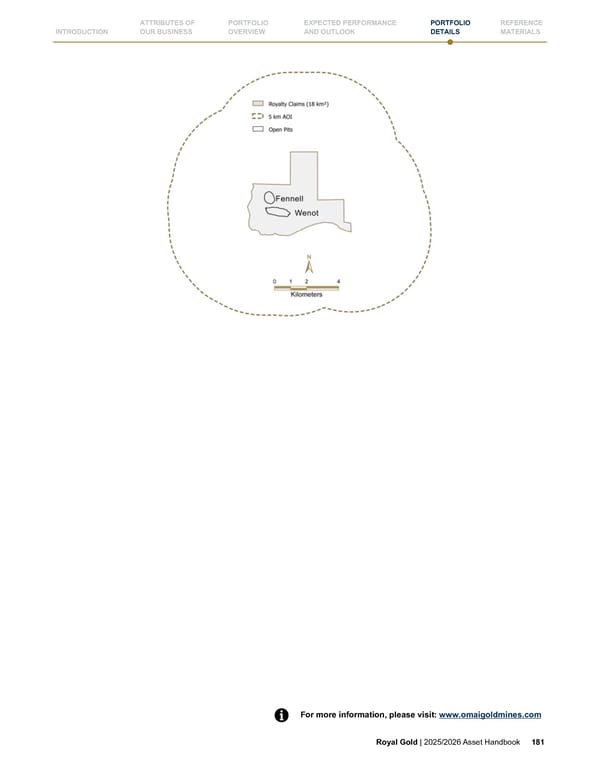 Royal Gold, Inc. 2025/2026 Asset Handbook - Page 181