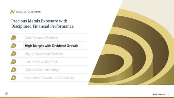 Royal Gold, Inc. Investor Presentation - September 2026 - Page 10