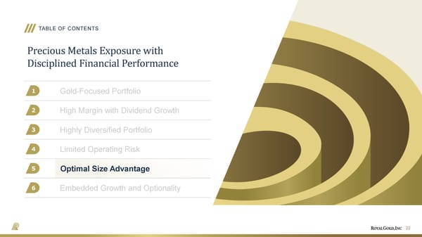 Royal Gold, Inc. Investor Presentation - September 2026 - Page 22