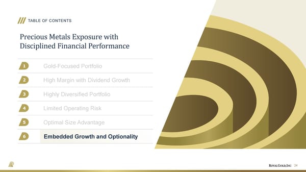 Royal Gold, Inc. Investor Presentation - September 2026 - Page 24