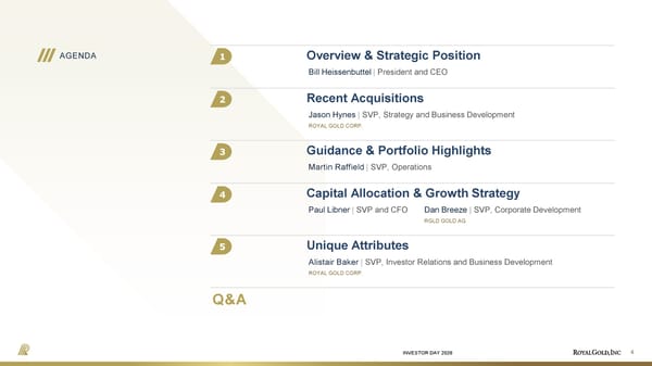 Investor Day Presentation - Page 4