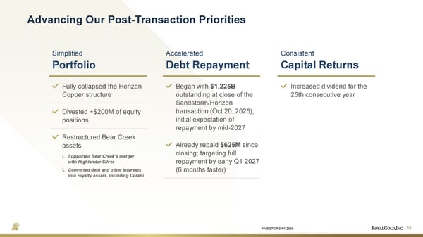 Investor Day Presentation - Page 19