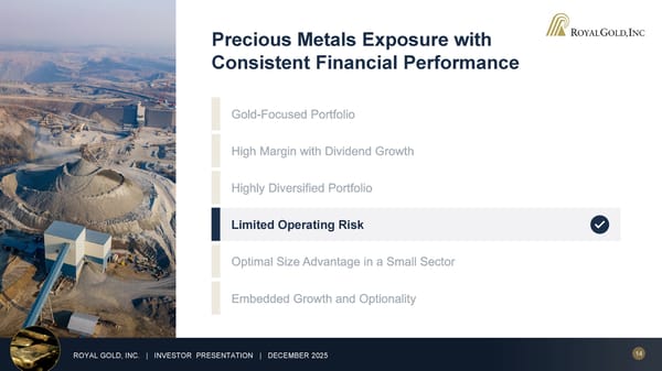 December 2025 Investor Presentation - Page 14