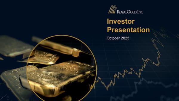 October 2025 Investor Presentation - Page 1
