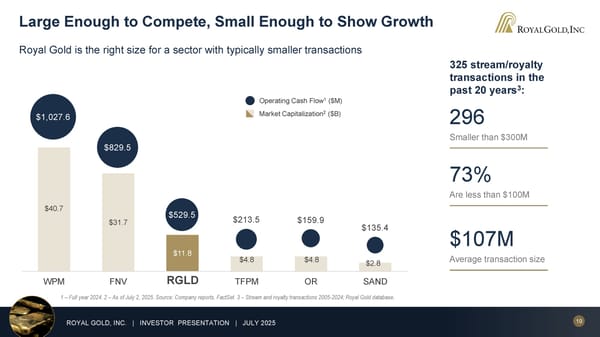 July 2025 Investor Presentation - Page 19