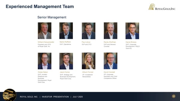 July 2025 Investor Presentation - Page 35