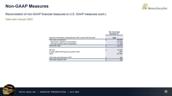 July 2025 Investor Presentation - Page 50