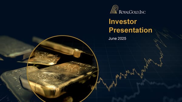June 2025 Investor Presentation - Page 1