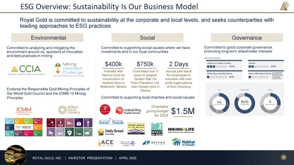 April 2025 Investor Presentation - Page 38