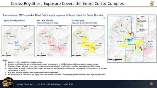 April 2025 Investor Presentation - Page 47