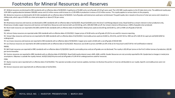 March 2025 Investor Presentation - Page 85
