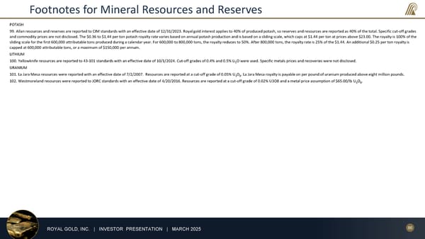 March 2025 Investor Presentation - Page 86
