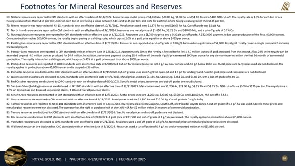 February 2025 Investor Presentation - Page 84