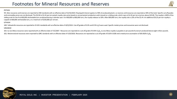 February 2025 Investor Presentation - Page 86