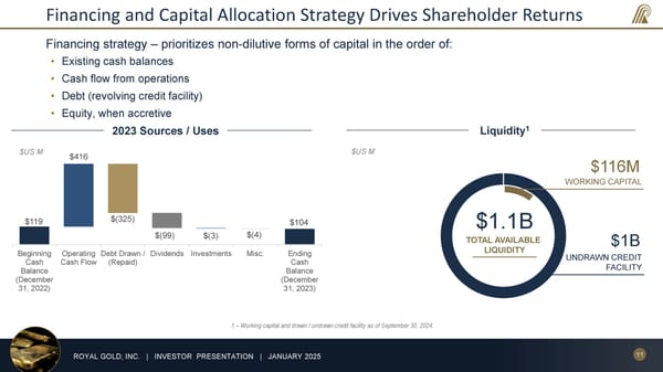 January 2025 Investor Presentation - Page 11