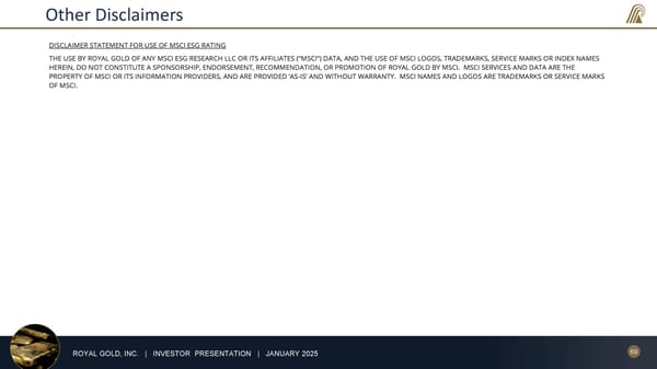 January 2025 Investor Presentation - Page 69